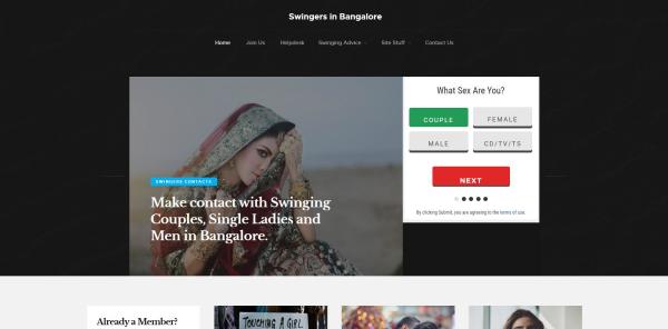 swingers contacts in bangalore, india