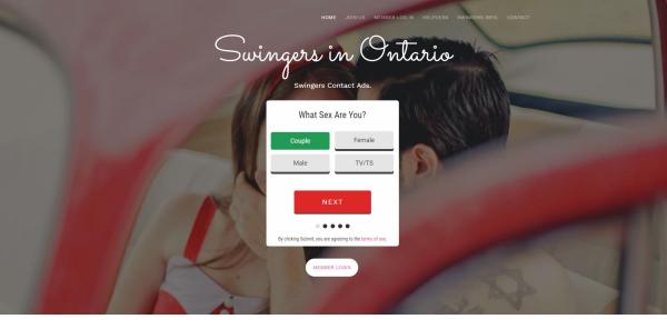 swingers contacts in Ontario, canada