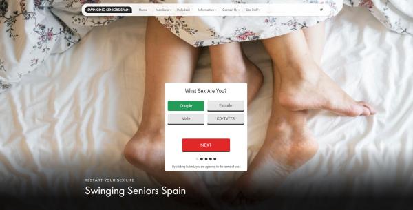 Senior Swingers Contacts in Spain